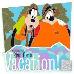 29468 - Celebrate Today Series - National Plan for a Vacation Day - Goofy and Max alternate image