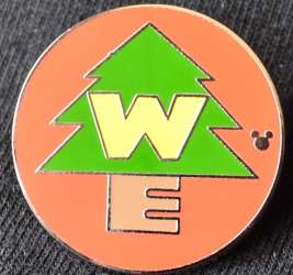 DLR Hidden Mickey Series 2013 Wave A: Redwood Creek Challenge Trail Badges Collection - Wilderness Explorer Badge Completer - DLR