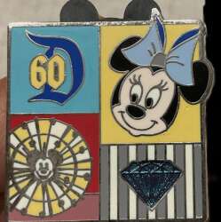 46103 - Disneyland Diamond Celebration Event - Disneyland 60th Anniversary Color Block Starter Set - Minnie and Mickey's Funwheel ONLY - Disneyland Resort alternate image
