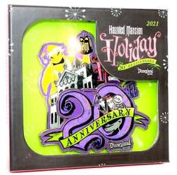 46146 - Haunted Mansion Holiday - 2021 Holiday 20th Anniversary Jumbo Pin Nightmare Before Christmas Oogie Boogie - Disneyland Resort alternate image