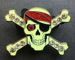 27167 - Pirates of the Caribbean - Jeweled Skull and Crossbones alternate image