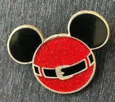 Click to view the Mickey Glitter Santa Belt Christmas Ball Icon details