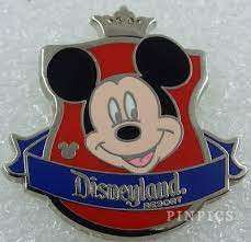 2012 Hidden Mickey - Crest Collection - Mickey Mouse - DLR