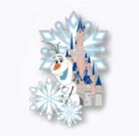29404 - Frozen Snowflakes and Castle - Olaf - Disneyland Resort Paris alternate image