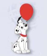 101 Dalmatians - Puppy with Balloon - DLP