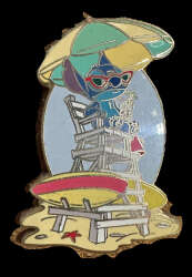 'Stitch Auction - Stitch as a Lifeguard - DA'