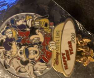 29235 - New Year's Eve/Day - Happy New Year 2003 - Mickey, Minnie, Donald, Pluto and Goofy - Disney Cruise Line alternate image