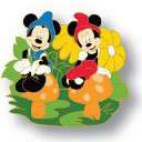 Mickey & Minnie Gnome