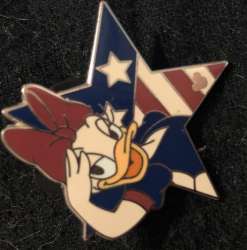 8750 - DLR Hidden Mickey Series 2008: Patriotic Stars Collection - Daisy - Disneyland Resort alternate image