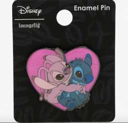 29691 - Hot Topic - Lilo & Stitch - Stitch and Angel Heart - Loungefly alternate image