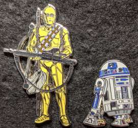 Star Wars: The Rise of Skywalker - R2-D2 and C-3PO 2 pin set - MLT