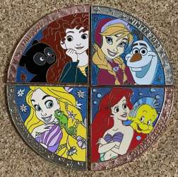 47024 - Quarterly Seasons - Rapunzel, Ariel, Merida, Anna - Walt Disney World alternate image