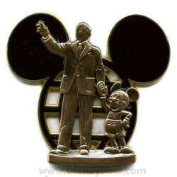 Partners Statue with Mickey Globe