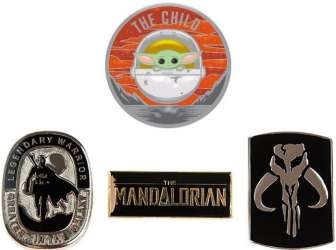 30265 - Numskull Designs - Star Wars: The Mandalorian - Numskull - Star Wars: The Mandalorian Pin Set - Disney Licensed alternate image