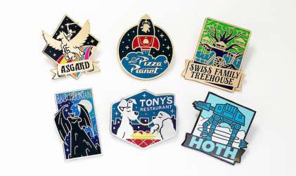 Fantastic Worlds - D23 Gold Member 2020 Pin Set - Full Set - D23