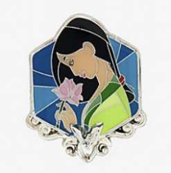 42325 - BoxLunch - Disney Princess Stained Glass Profiles Mystery Collection - Mulan - Loungefly alternate image