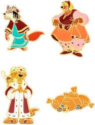 Robin Hood - Fortune Tellers 4-Piece Enamel Pin Set - LFLY