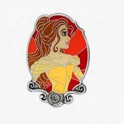 47501 - BoxLunch - Disney Princess Stained Glass Profiles Mystery Collection - Belle - Loungefly alternate image