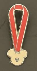 47640 - WDW Hidden Mickey Series 2010: Mickey Lanyard Collection - Red Lanyard (4 of 5) - Walt Disney World alternate image