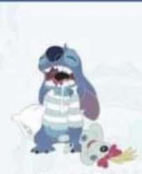 Lilo &amp; Stitch - Sleepy Stitch with Pillow and Scrump - DLP