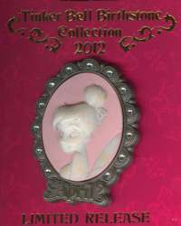 Tinker Bell Birthstone Cameo - Tinker Bell April - MLT