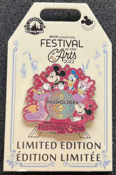 'EPCOT International Festival of the Arts 2022 - Fab Four and Figment Annual Passholder Exclusive - WDW'