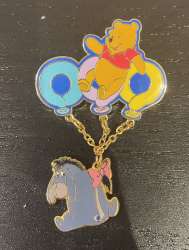 Winnie the Pooh - Pooh with Eeyore Dangling on Balloons - WDW
