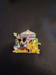 48182 - Characters at 1990s Disneyland Marquee - Mickey and Friends - Disney Auctions alternate image