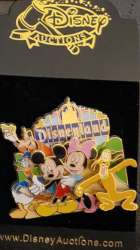 48182 - Characters at 1990s Disneyland Marquee - Mickey and Friends - Disney Auctions alternate image