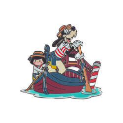 'Characters in It&#039;s A Small World - Italy - Gondolier Goofy - DLP'