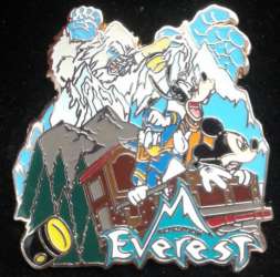 Spotlight E-Ticket Attractions - Yeti, Mickey Mouse, Donald and Goofy - WDW