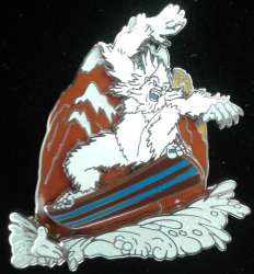 30910 - White Glove Series - Yeti on Snowboard - Walt Disney World alternate image