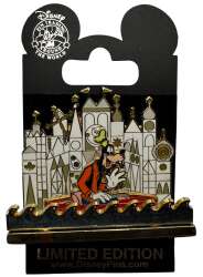 48345 - 3D Diorama Collection - Goofy Riding it's a small world - Disneyland Resort alternate image