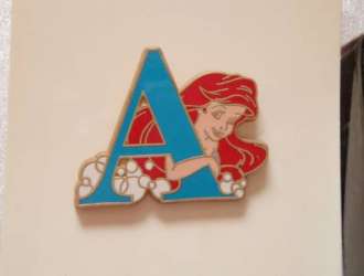 Disney PALS Lucky Draw Initials / Alphabet Mystery Collection - Letter A - Ariel - DSJ