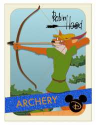 30915 - All Stars Trading Card Series - Robin Hood - Archery alternate image