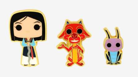 Funko Pop! - Disney - Mulan, Mushu, and Cri-Kee - LFLY