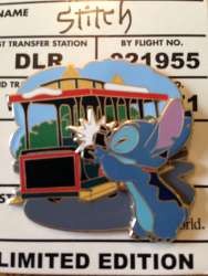 48609 - Stitch Adventure Collection - Stitch Taking Photo of Main Street Trolley alternate image