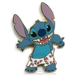 48647 - Stitch Boxer Shorts - Stitch - Christmas - candy cane boxers alternate image