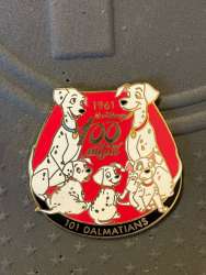 Mickey &amp; Pals - 100 Years of Magic - 101 Dalmatians (Error Pin) - DLIC