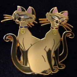 17475 - Lady and the Tramp - Si & Am Wearing Collars - Disneyland Resort alternate image