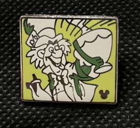 774 - DLR Hidden Mickey Series 2011: Alice in Wonderland Comic Panels - Mad Hatter - Disneyland Resort alternate image