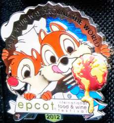 31987 - EPCOT International Food & Wine Festival 2012 - Chip and Dale - Walt Disney World alternate image