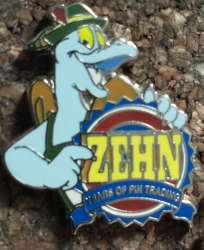 49006 - Disney Pin Trading 10th Anniversary: Ten Years of Pin Trading - Figment - ZEHN - WDW - Walt Disney World alternate image