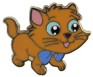 49137 - BoxLunch - Disney - Chibi Aristocats Kitten Pin Set - Toulouse ONLY - Disney Licensed alternate image