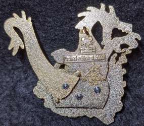 '2002 The Search For Imagination Pin Event - Maleficent Dragon Swivel - WDW'