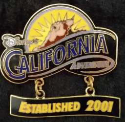 Click to view the Disney California Adventure “Established 2001” Dangle details