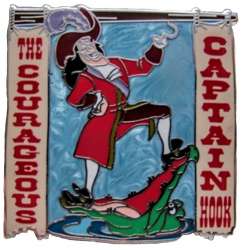 32028 - Mickey's Circus 2012 Pin Celebration: Sinister Sideshows Mystery Collection - Captain Hook as The Courageous Captain Hook - Walt Disney World alternate image