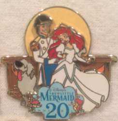 2095 - Featured Artist Collection - Tyler Dumas - Ariel and Prince Eric Wedding - Disneyland Resort alternate image