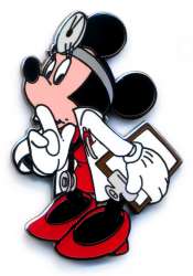 Doctor Minnie Mouse with Clipboard