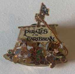 32464 - Cast Exclusive - Pirates of the Caribbean - Mickey and Donald - Theme Park Cast Member Exclusive alternate image